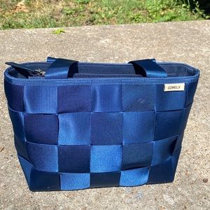 Blue Woven Women's Bag